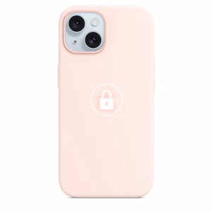 Чехол для телефона "Silicone Case v2" для iPhone 15 Plus / светло-розовый / в упаковке