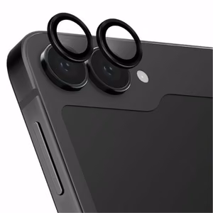 Uniq Optix Aliuminio Tempered Glass lęšio apsaugai su aplikatoriumi Samsung Galaxy Z Flip 6 - juodas