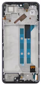 Ekranas Xiaomi Redmi Note 11 Pro/Redmi Note 11 Pro 5G/Poco X4 Pro 5G su lietimui jautriu stikliuku ir rėmeliu Graphite Grey originalus (used Grade B)