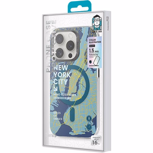 Benks Magnetinė City New York dėklas Iphone 16 Plus