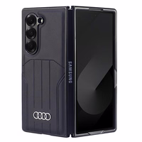Audi dirbtinės odos magnetinis dėklas Samsung Galaxy Z Fold 6 - juodas