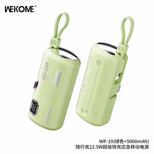 Power Bank WK Design "WP-19 Companion" greenish 5000mAh (22.5W)