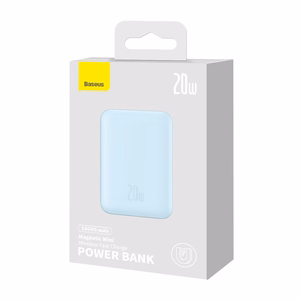 Powerbank Baseus Magnetic Mini 10000mAh, USB-C  20W MagSafe (blue)