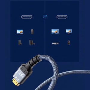 Wozinsky WPS-16AYL1S DisplayPort 2.1 kabelis VESA sertifikuotas 80 Gb/s 16K@60Hz 8K@120Hz 4K@240Hz HDR HDCP DSC 1m - juodas