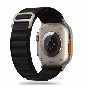 TECH-PROTECT NYLON PRO APPLE WATCH 4 / 5 / 6 / 7 / 8 / 9 / SE / ULTRA 1 / 2 (42 / 44 / 45 / 49 MM) JUODAS