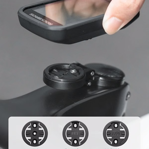 Rockbros WT-2 dviračio kompiuterio laikiklis su vieta AirTag – juodas