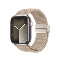 DUX DUCIS MIXTURE PRO elastinė pyninė juosta Apple Watch 38/40/41 mm šviesiai smėlinė
