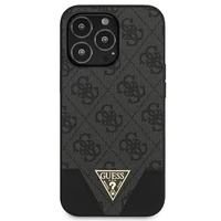 Guess dėklas GUHCP13LPU4GHBK iPhone 13 Pro / 13 6.1" pilkas/pilkas hardcase 4G Triangle Collection