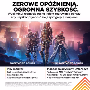 HP OMEN 32c kompiuterio monitorius 80 cm (31,5") 2560 x 1440 pikselių Quad HD juodas