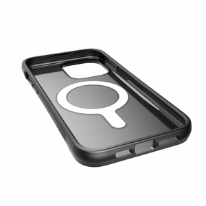 Raptic X-Doria Clutch dėklas iPhone 14 Pro Max su Magnetine galinė juoda danga