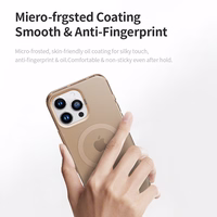 Rock Matte serijos magnetinis dėklas Iphone 16 Pro Max juodas