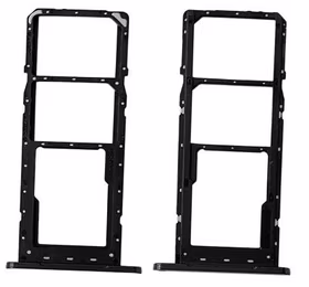 SIM kortelės laikiklis Samsung A14 4G A145 Black originalus (service pack)