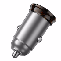 Įkroviklis automobilinis Hoco NZ16B 45W (2xUSB-C) juodas