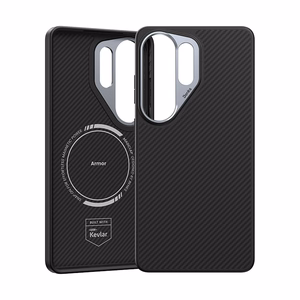 Benks Magnetic Armor Pro Kevlar Dėklas Metal Frame 600D (G050) for Samsung Galaxy S26 Ultra juodas