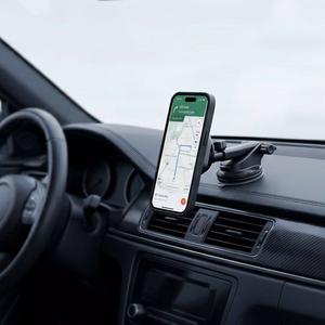 Tech-Protect V20 MagSafe Car Holder for Windshield/Air Vent/Dashboard 25W QI2.2 - Black