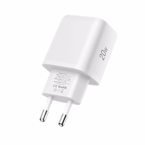 Tech-Protect NCA20 PD 20W QC3.0 USB-A / USB-C sieninis įkroviklis + USB-C / Lightning kabelis 100cm - baltas