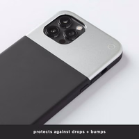 ATOM STUDIOS dėklas Split Silicone MagSafe iPhone 12 / 12 Pro Black Carbon