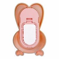 RABBIT telefono stovas - lipnus - rožinis