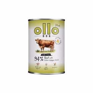 Ollo Plus Collagen Beef – wet dog food with beef and collagen, 400 g