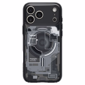 Spigen Ultra Hybrid MagSafe Zero One dėklas iPhone 18 Pro / 17 Pro, juodas