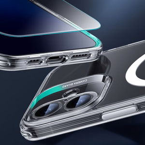 ESR Classic Pro Rinkinys Halolock Magnetinis dėklas iPhone 16 - Skaidrus