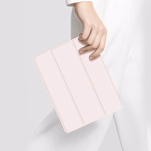 Dux Ducis Toby Armored Flip Smart Case для iPad Air 2020/2022 с держателем Apple Pencil Holder Pink