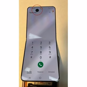 LCD дисплей для Samsung F711 Z Flip3 чёрный (с дефектами 1) (версия NF)