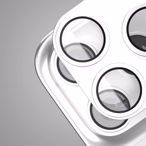 Etteri kameros lęšio apsauga iPhone 17 Pro Max sidabrinis