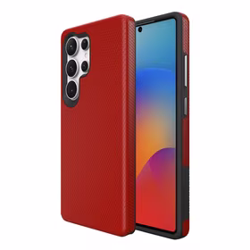 Dėklas Perfectionists Triangle Case Samsung S918 S23 Ultra 5G raudonas