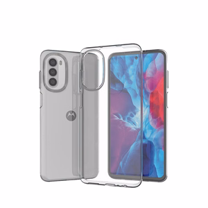 Itin plonas 0.5mm dėklas telefonui Motorola Moto G82 5G / Moto G52 skaidrus