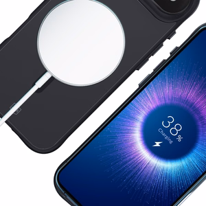 3mk Smoke Magnetinis dėklas telefonui iPhone 17 Air - juodas pusiau skaidrus