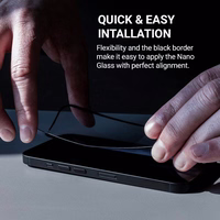 Crong Nano Glass - Shatterproof hybrid glass iPhone 15 Pro Max