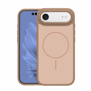 Frame Thin Mag dėklas for iPhone 17 Air 6,6" rudas