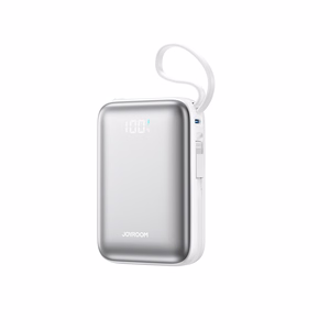 Joyroom JR-PBF29 20000mAh 22.5W išorinė baterija su dvigubu laidu balta
