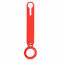 Silikoninė kilpa Airtag raudona