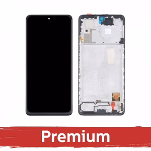 Ekranas skirtas Xiaomi Redmi Note 10 Pro juodas su rėmeliu OEM
