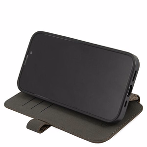 Guess GUBKP13X4GMGBR iPhone 13 Pro Max 6.7" rudas/rudas knygos tipo dėklas 4G Big Metal Logo