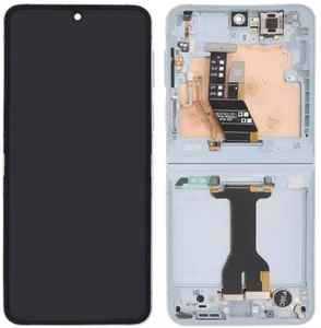 Middle housing Samsung F741 Z Flip6 5G Blue originalus (used Grade B)