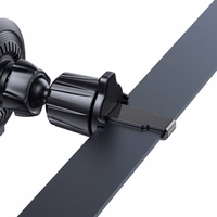 Tech-Protect MM15W-V4 automobilinis telefono laikiklis su MagSafe 15W indukciniu įkrovikliu, tvirtinamas prie oro angos - juodas