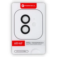 Forcell aukščiausios kokybės kameros objektyvo grūdintas stiklas - iPhone 12 / 12 Mini juodas