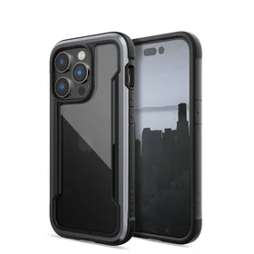 Raptic X-Doria Shield dėklas iPhone 14 Pro šarvuota juoda danga