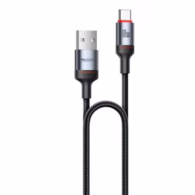 YESIDO LAIDAS CA129C 18W USB/TYPE-C 1,2M 2A juodas