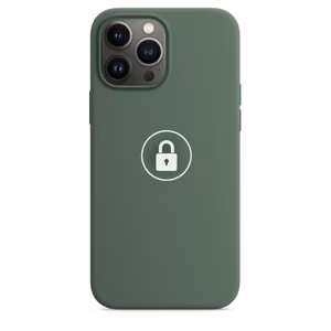 Phone Case "Silicone Case v2" for iPhone 13 Pro Max / Eucalyptus / in package