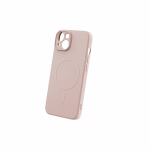 Simple Color Magnetinis dėklas telefonui iPhone 15 6,1" rožinis