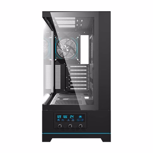 Darkflash DY451 PRO kompiuterio korpusas (juodas) + 1 ventiliatorius