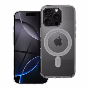 Чехол iPhone 16 PRO Clear Mag Cover (MID) совместимый с MagSafe прозрачный