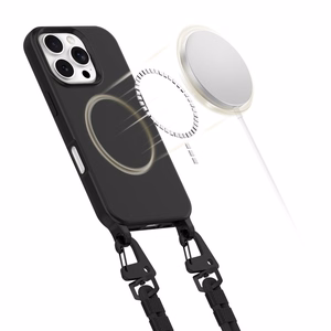 Tech-Protect MagNecklace Magnetinis dėklas telefonui su virvele iPhone 16 Pro - juoda