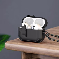 DUX DUCIS PECP - TPU+PC apsauginis dėklas AirPods 4 juodas