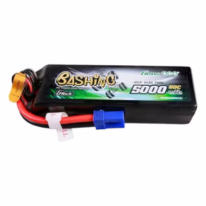 „Gens Ace“ G-Tech 5000 mAh, 14,8 V, 4S1P, 60C LiPo akumuliatorių rinkinys su EC5 jungtimi – „Bashing“ serija