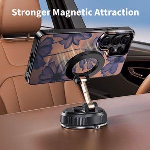 Tech-Protect Lamano MagSafe Dėklas for Samsung Galaxy S26 Ultra - rudas and violetinis